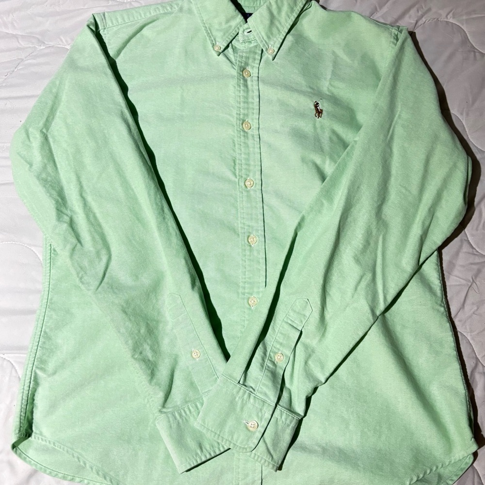 Ralph Lauren Green Casual Button Down Shirt